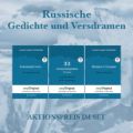 Russische Gedichte und Versdramen (mit kostenlosem Audio-Download-Link), 3 Teile