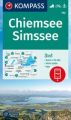 KOMPASS Wanderkarte 792 Chiemsee, Simssee 1:25.000