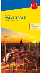 Falk Cityplan Halle (Saale) 1:17.500