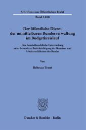 Der öffentliche Dienst der unmittelbaren Bundesverwaltung im Budgetkreislauf.