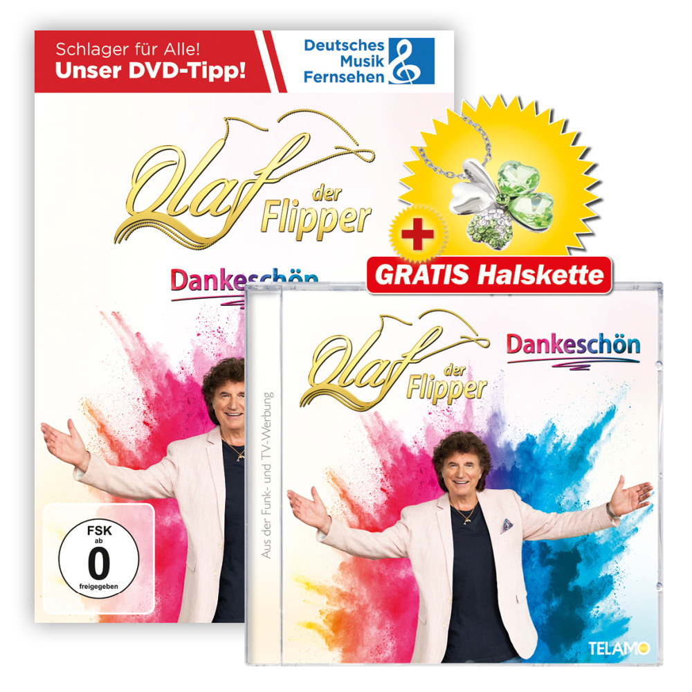 Dankeschön CD+DVD-Paket + GRATIS Halskette