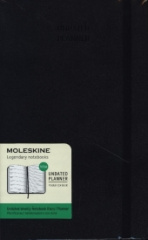 Moleskine Undatierter Wochen Notizkalender, Large/A5, Schwarz