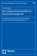 Der datenschutzrechtliche Auskunftsanspruch