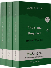 Pride and Prejudice / Stolz und Vorurteil - Teile 4-6 Softcover (Buch + 3 MP3 Audio-CD) - Lesemethode von Ilya Frank - Zweisprachige Ausgabe Englisch-Deutsch, m. 1 Audio-CD, m. 1 Audio, m. 1 Audio, 3 Teile