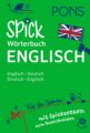 PONS Spick-Wörterbuch Englisch für die Schule