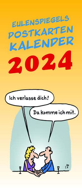 Eulenspiegels Postkartenkalender 2024