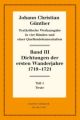 Dichtungen der ersten Wanderjahre 1719-1721