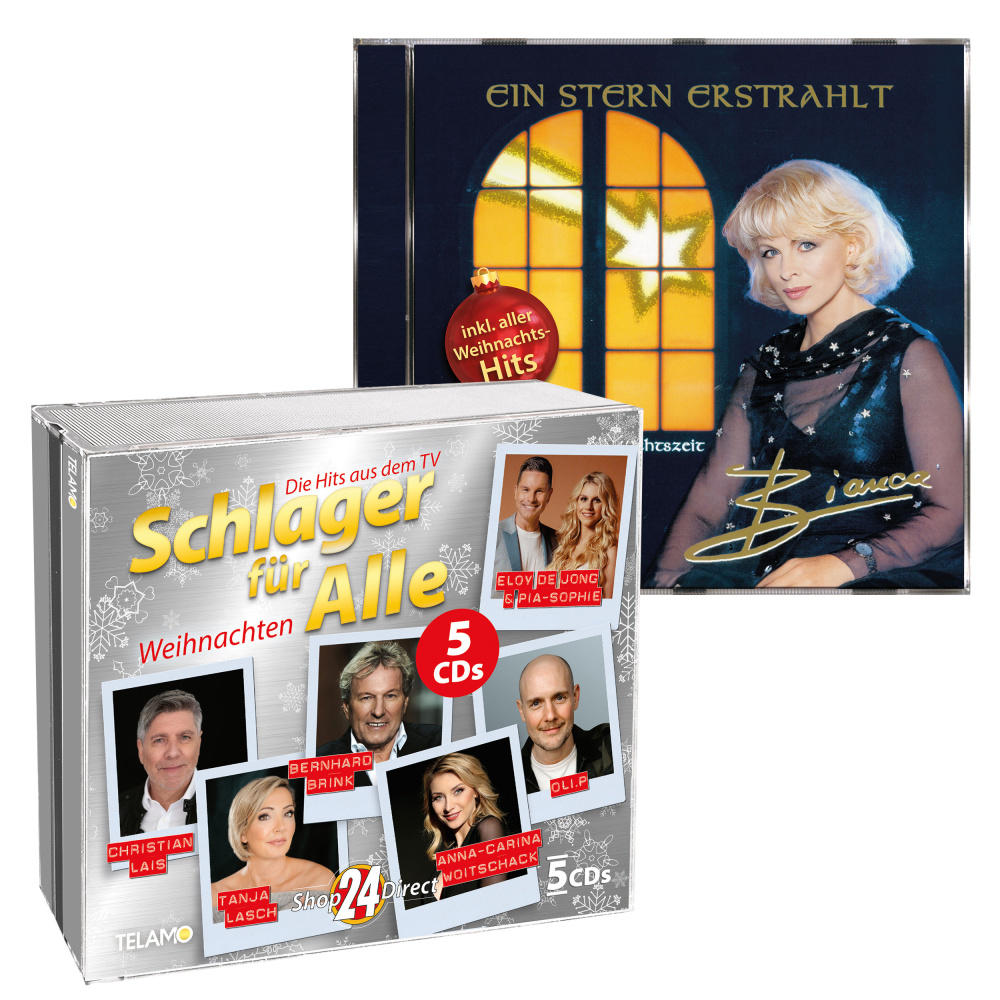 Schlager für Alle - Weihnachten + Ein Stern erstrahlt - Lieder zur Weihnachtszeit