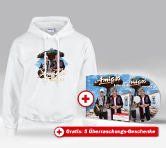 Lebe jetzt Fan-Set Kapuzenpulli (L) + CD