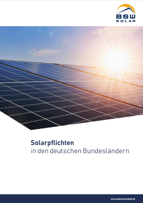 Solarpflichten in den deutschen Bundesländern