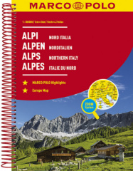 MARCO POLO Reiseatlas Alpen, Norditalien 1:300 000