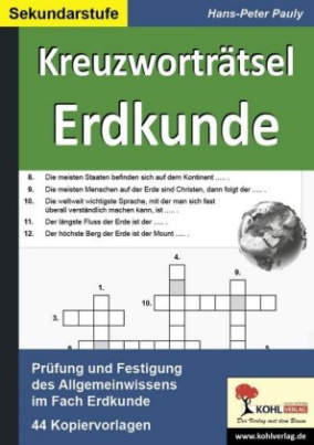 Kreuzworträtsel Erdkunde