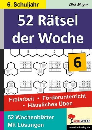 52 Rätsel der Woche, 6. Schuljahr