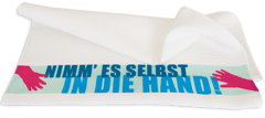 "Geschirrtuch ""Selbst in die Hand"""