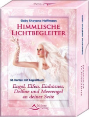 Himmlische Lichtbegleiter, Meditationskarten m. Begleitbuch