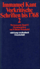 Vorkritische Schriften bis 1768. Tl.2