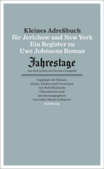 Kleines Adressbuch für Jerichow und New York