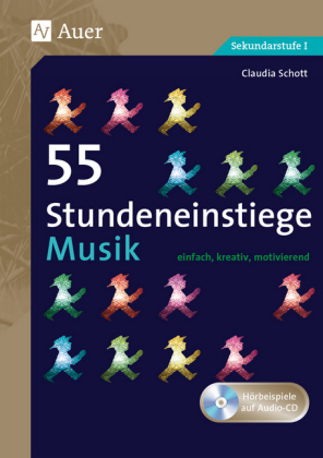 55 Stundeneinstiege Musik, m. Audio-CD