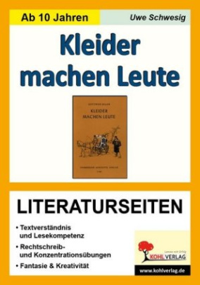 Gottfried Keller 'Kleider machen Leute', Literaturseiten