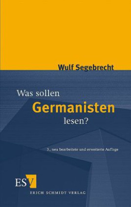 Was sollen Germanisten lesen?