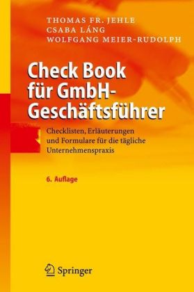 Check Book für GmbH-Geschäftsführer